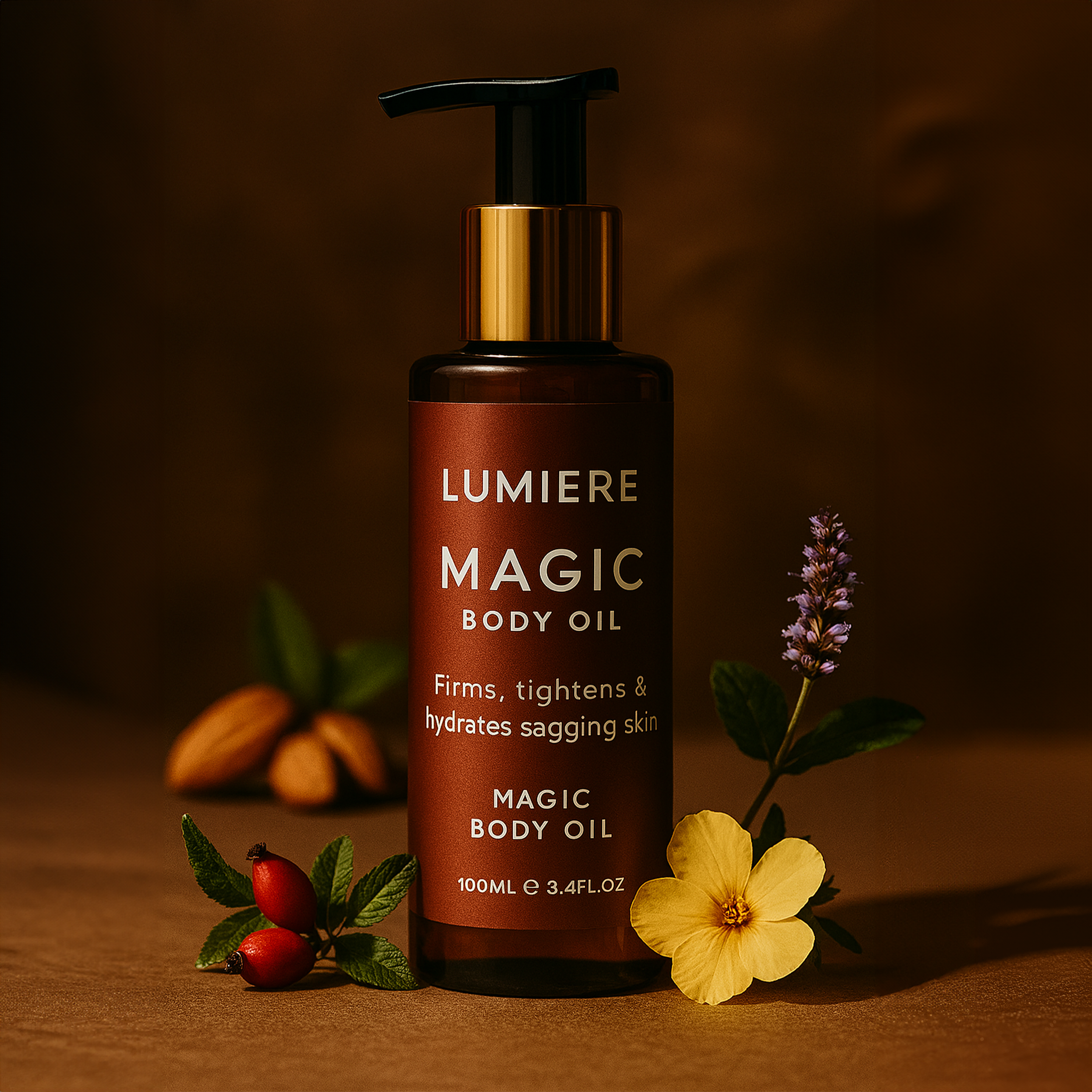 Lumiere Magic Body Oil - Plumps, Tightens & Hydrates Skin